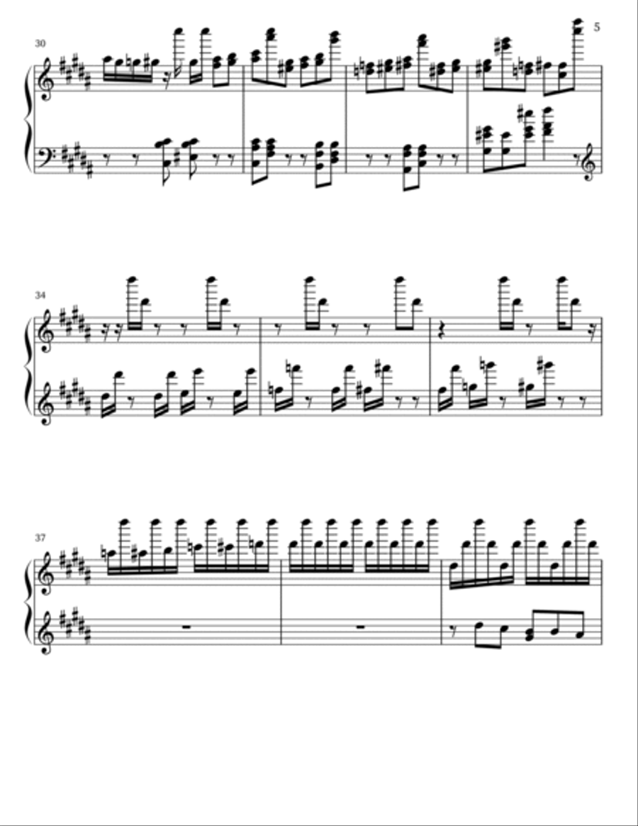 La Campanella Piano scores gallery preview page 5