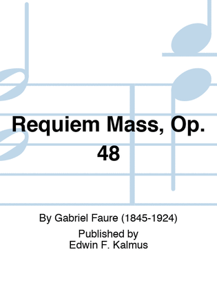 Book cover for Requiem Mass, Op. 48