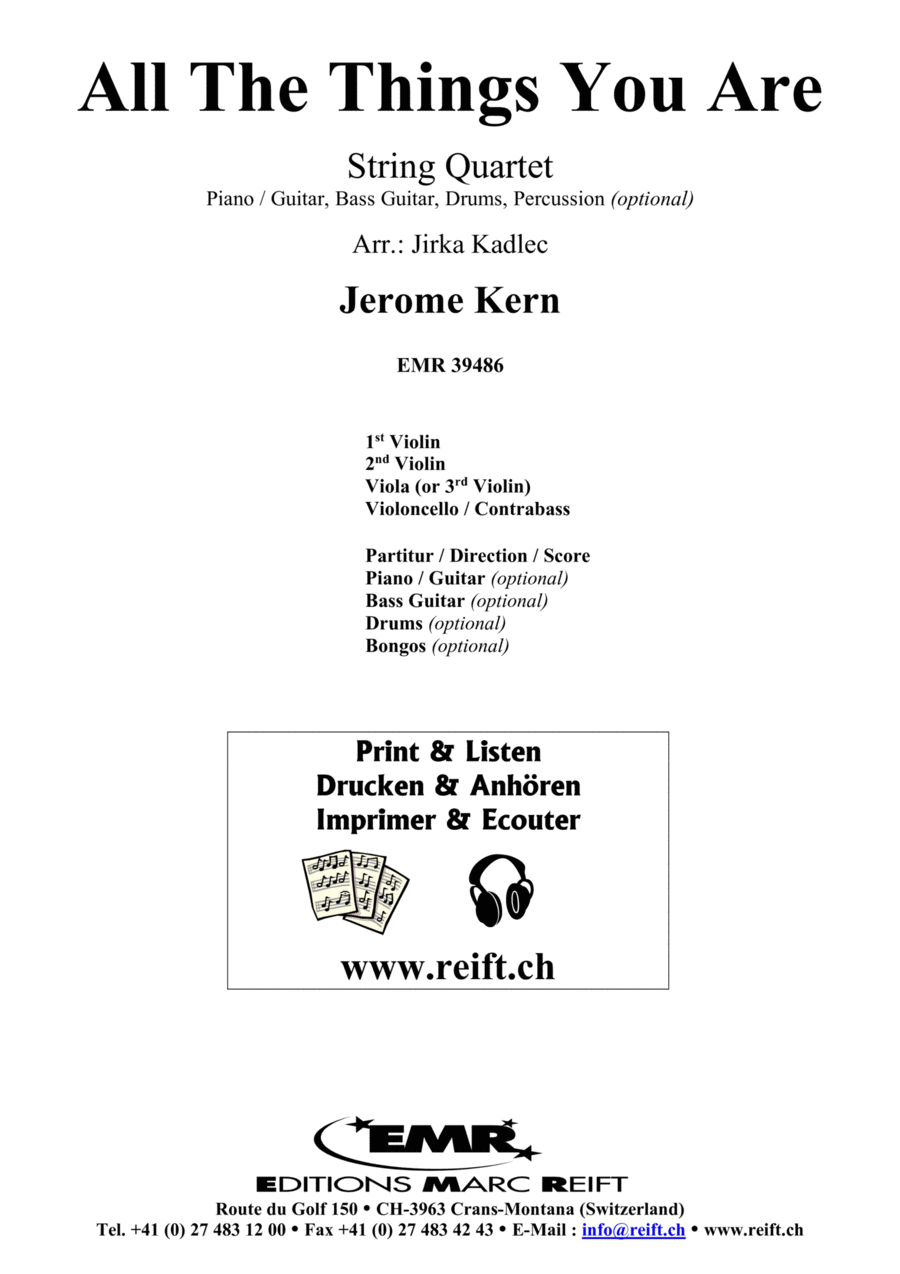 All The Things You Are All The Things You Are Cello scores gallery preview page 1