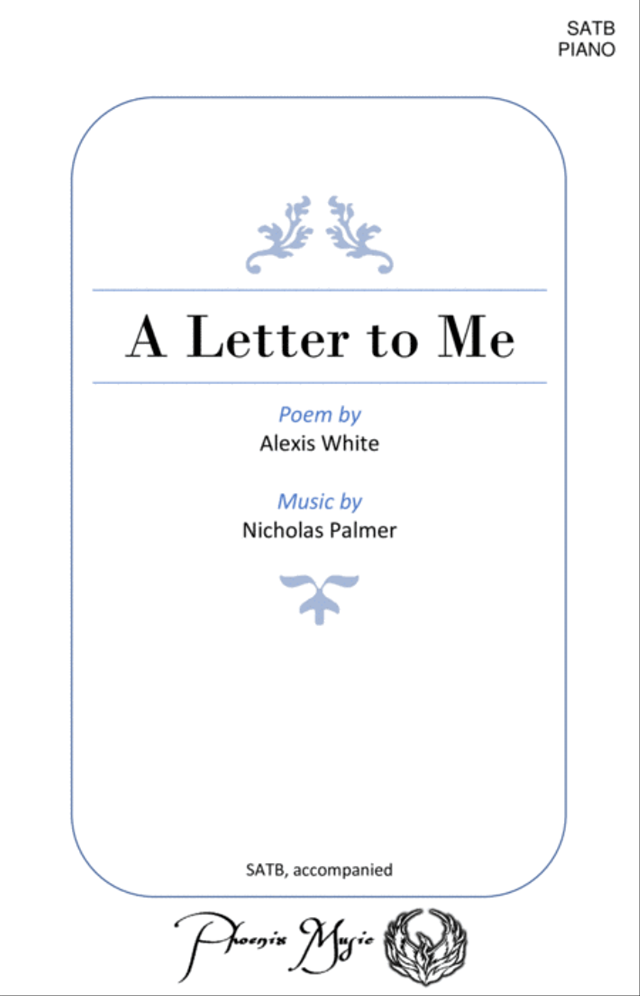 A Letter to Me 4-Part scores gallery preview page 1