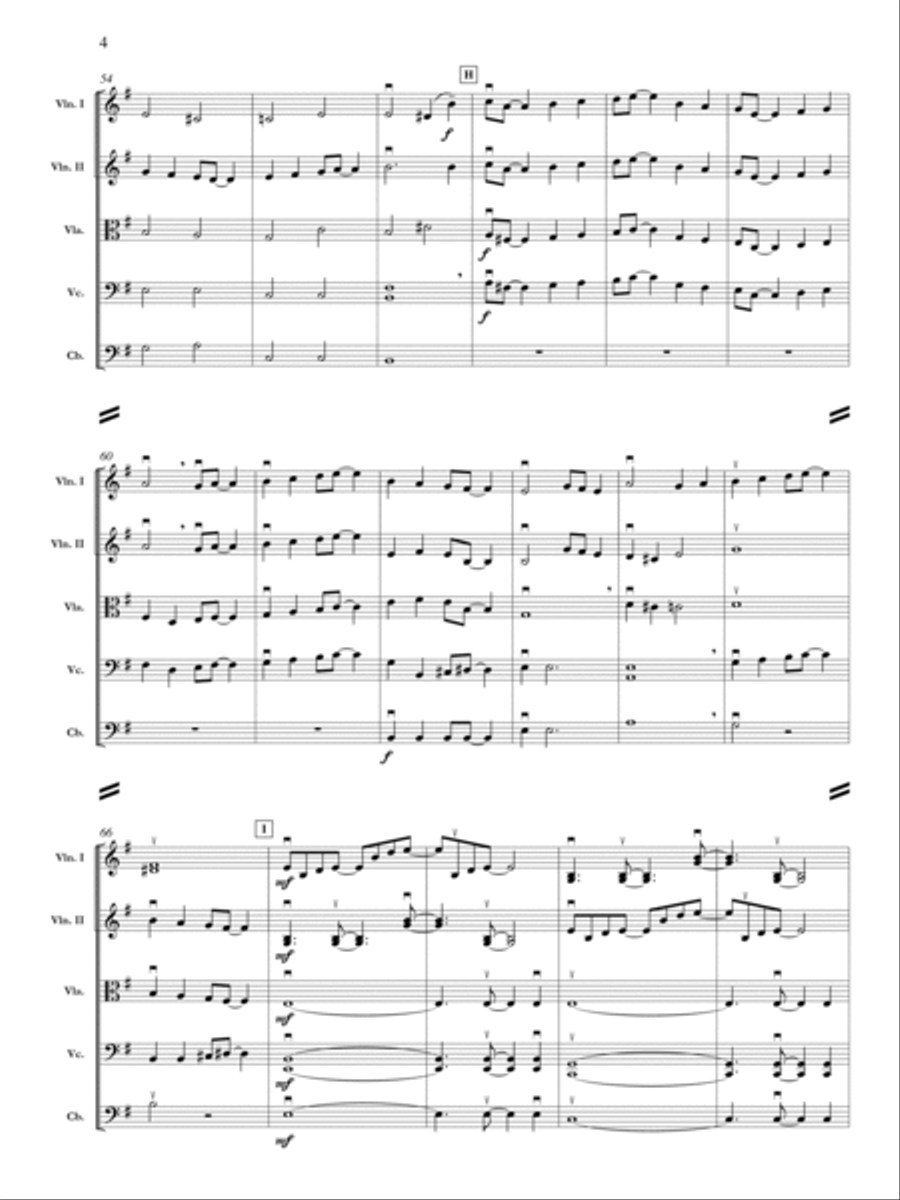 Fantasia on Two Christmas Themes Orchestra scores gallery preview page 5