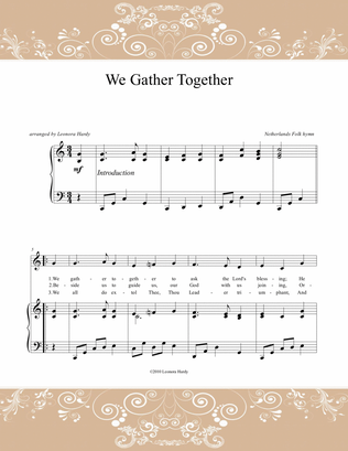 Book cover for We Gather Together (Thanksgiving)