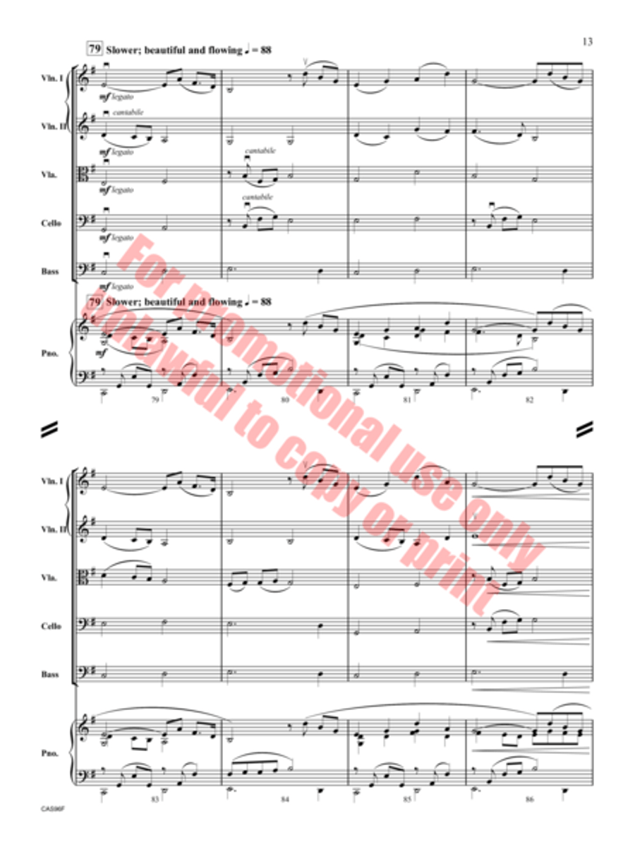 Reels and Reverie String Orchestra scores gallery preview page 14