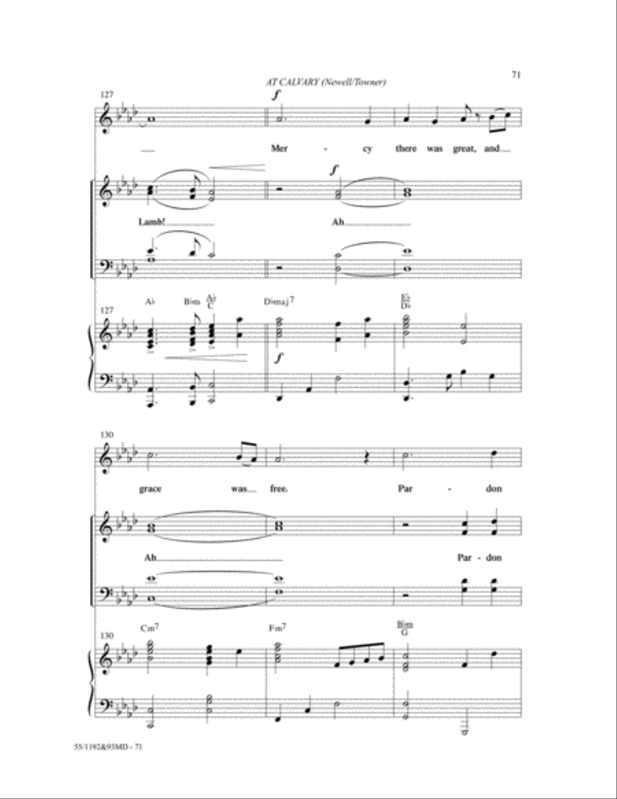 The Lamb 4-Part scores gallery preview page 48