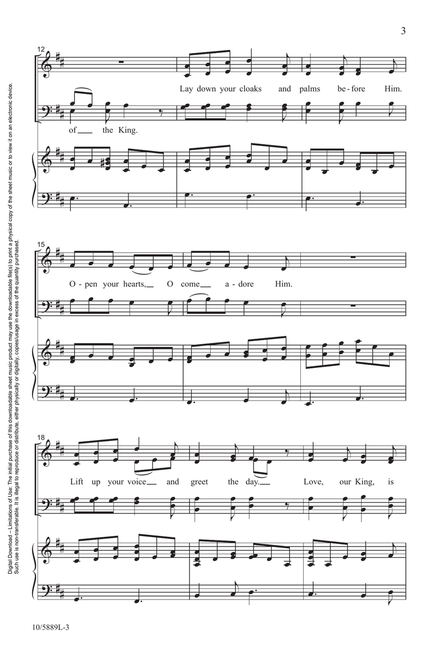 Lift Up Your Voice Lift Up Your Voice Choir scores gallery preview page 3