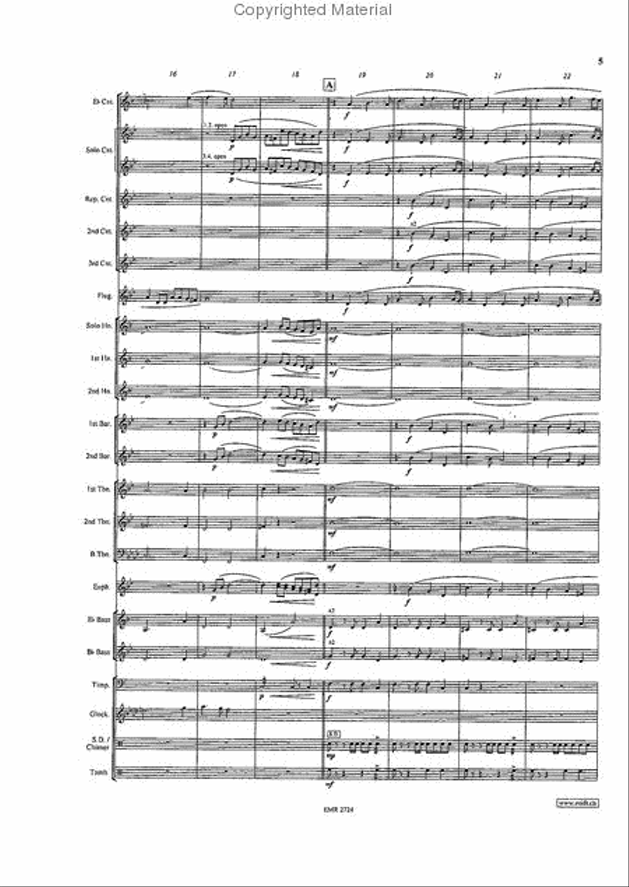 The Windmills Of Your Mind Brass Band scores gallery preview page 5