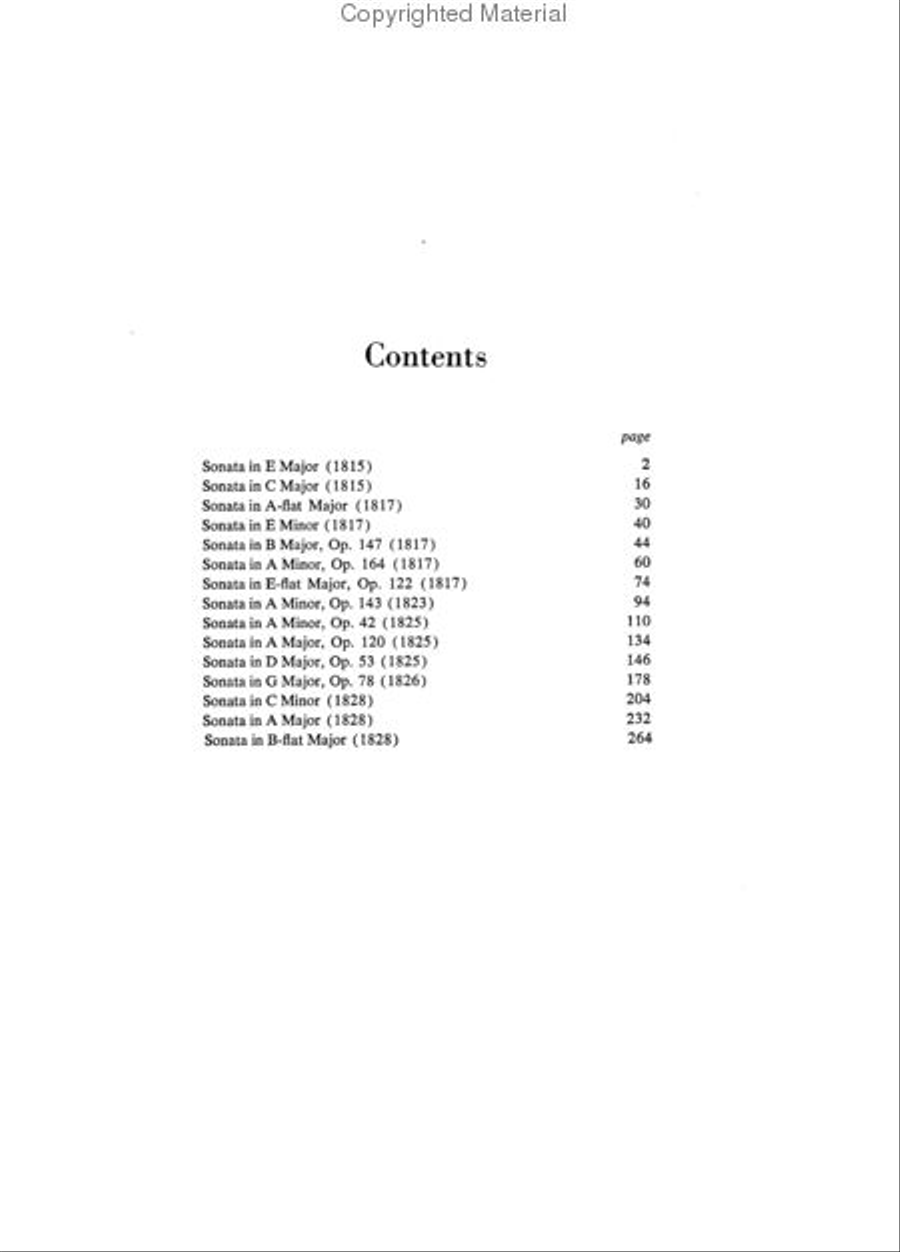 Complete Sonatas For Pianoforte Solo Piano Solo scores gallery preview page 2