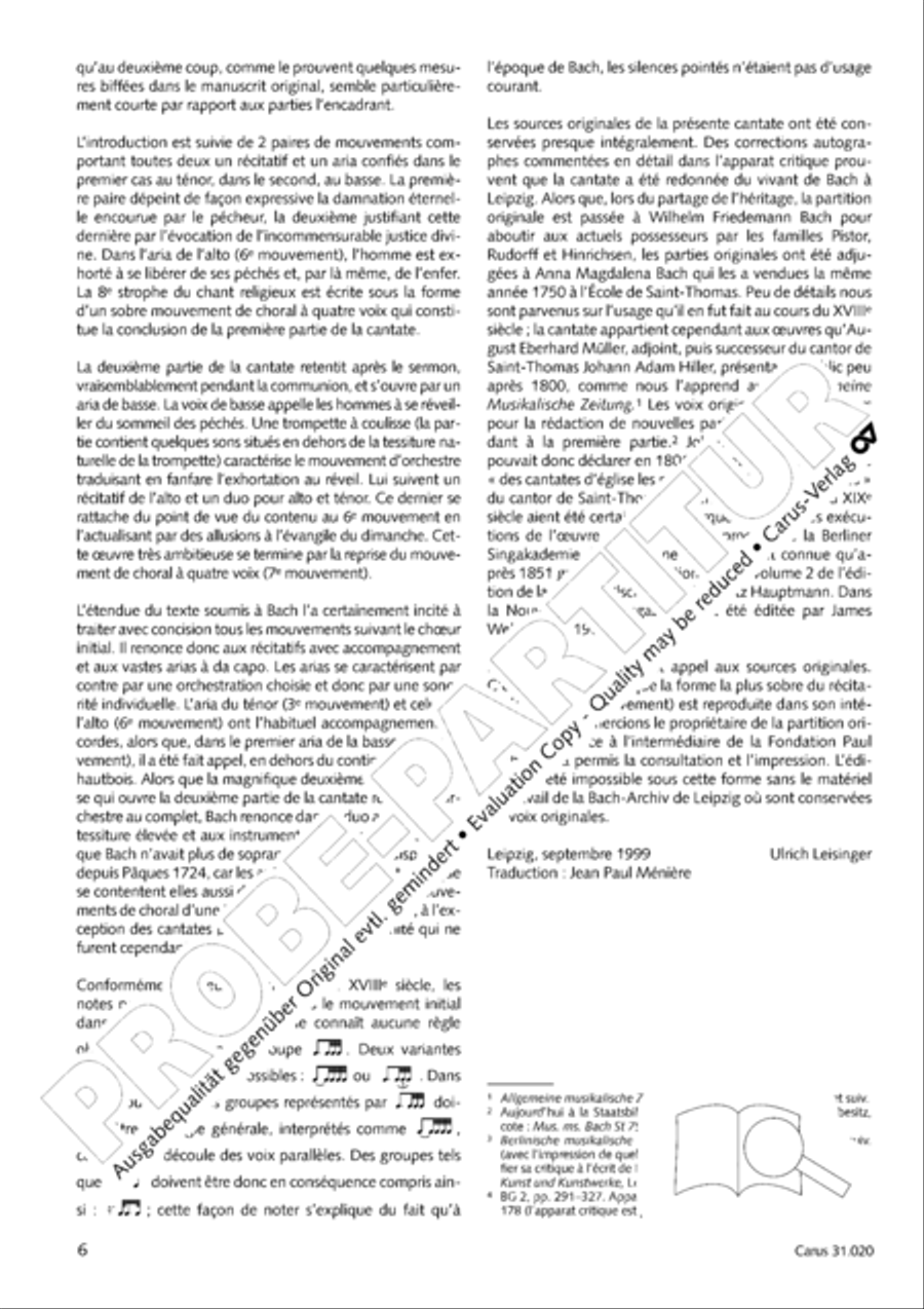 Eternity, thou thundrous word (O Ewigkeit, du Donnerwort) ATB scores gallery preview page 7
