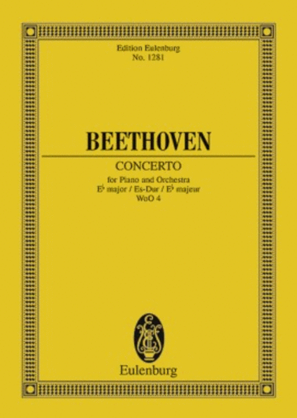 Concerto in E-flat Major, WoO 4 for Piano and Orchestra