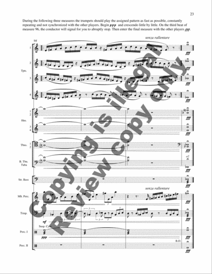 Fanfare with Interludes Brass Ensemble scores gallery preview page 7