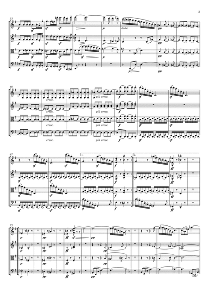 Beethoven - String Quartet No.8 in E minor, Op.59 No.2 "Second Rasumowsky-Quartet"