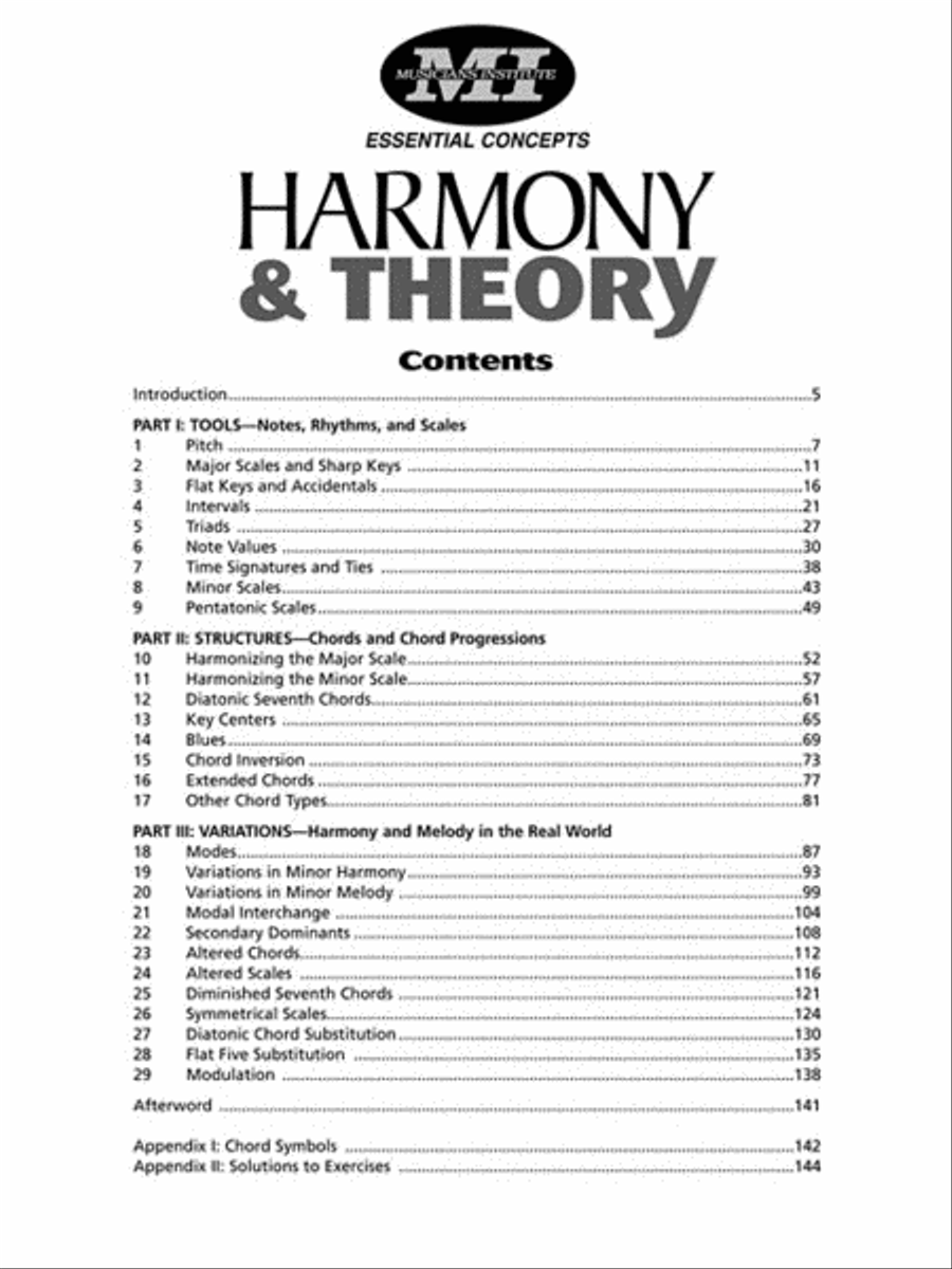 Harmony and Theory