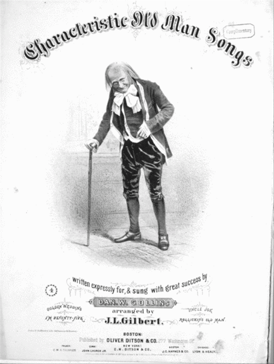 Characteristic Old Man Songs. Uncle Joe Voice scores gallery preview page 1