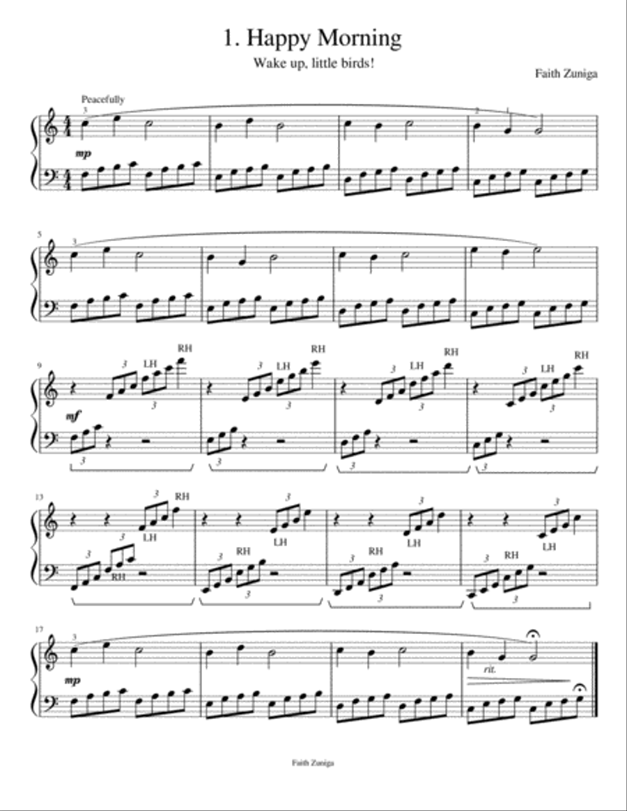 Timmy the Bird: His Musical Adventures Piano Solo scores gallery preview page 3