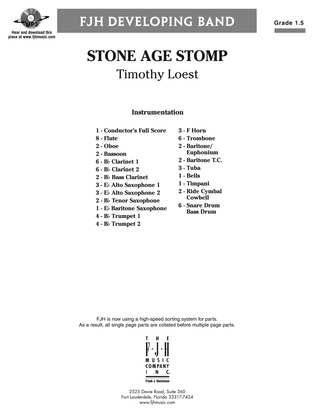 Stone Age Stomp: Score