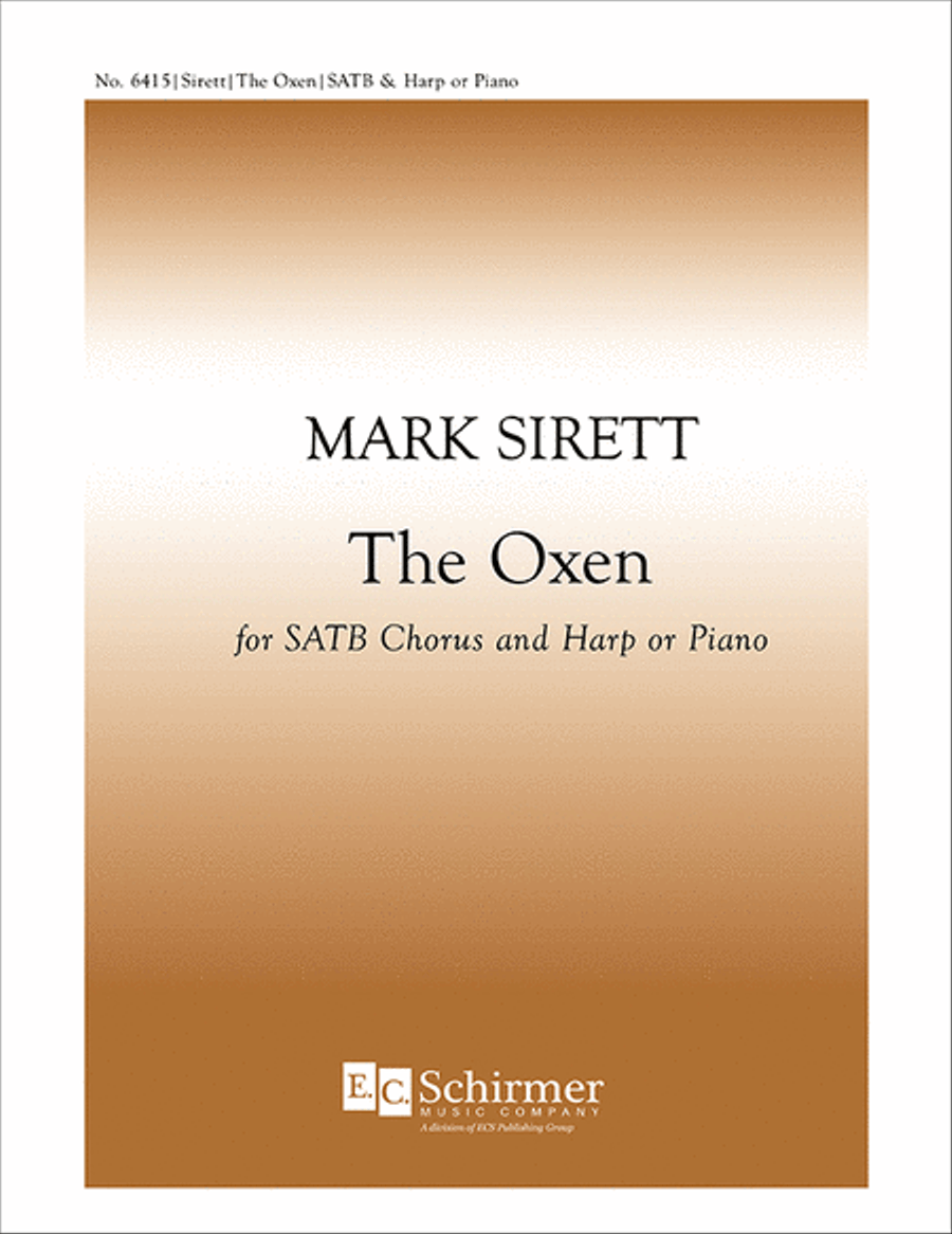 The Oxen (Choral Score) The Oxen (Choral Score) 4-Part scores gallery preview page 1
