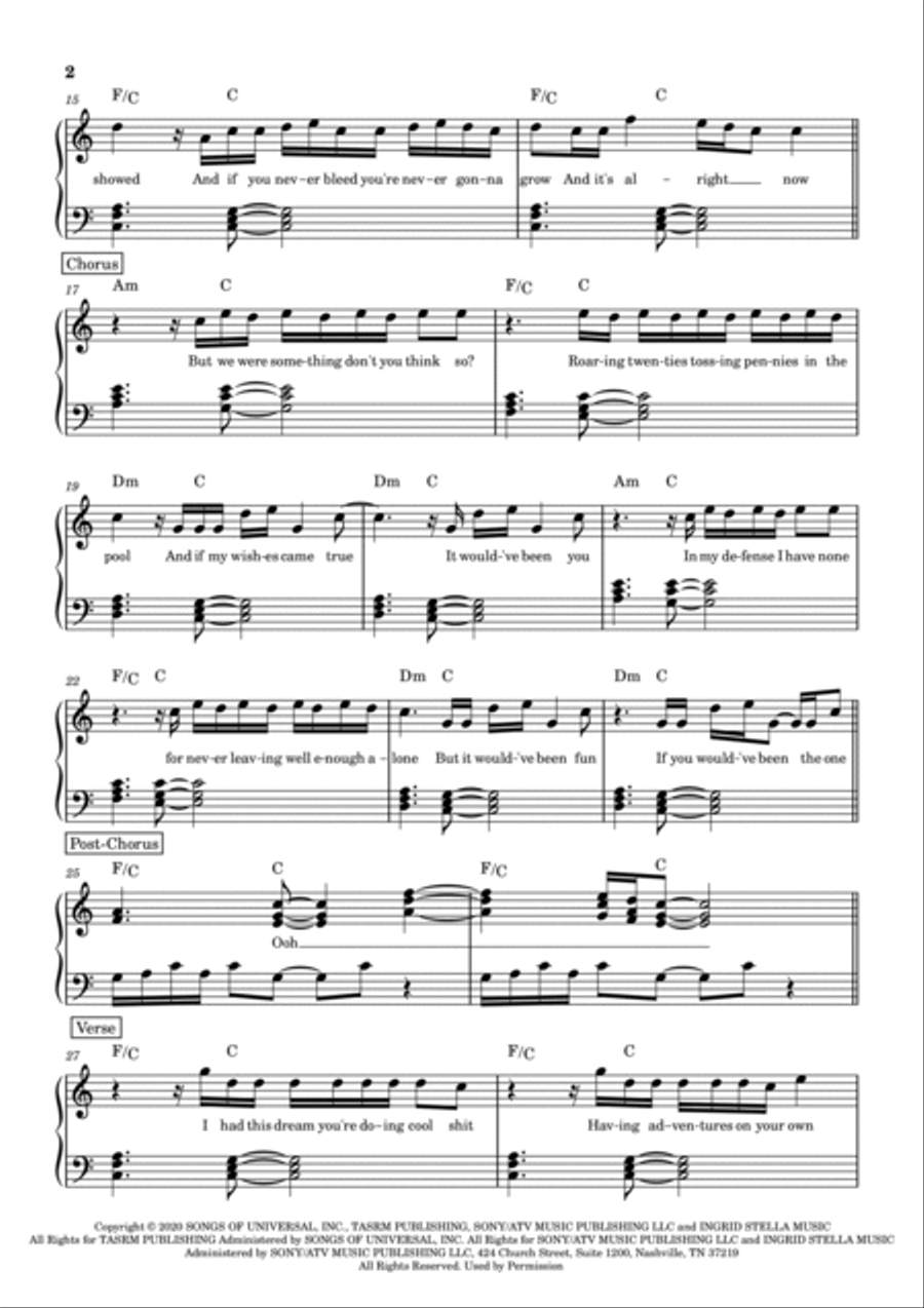The 1 Voice scores gallery preview page 2