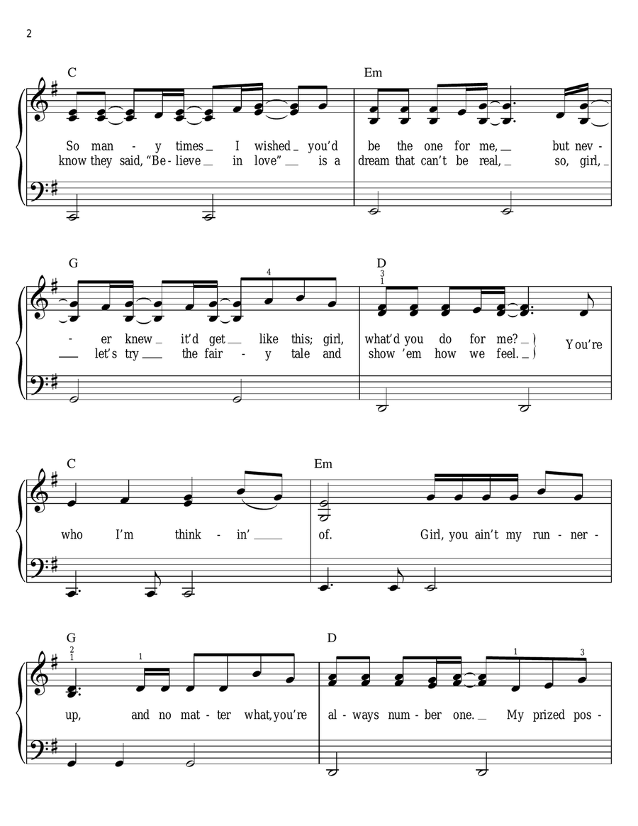 Favorite Girl Voice scores gallery preview page 2