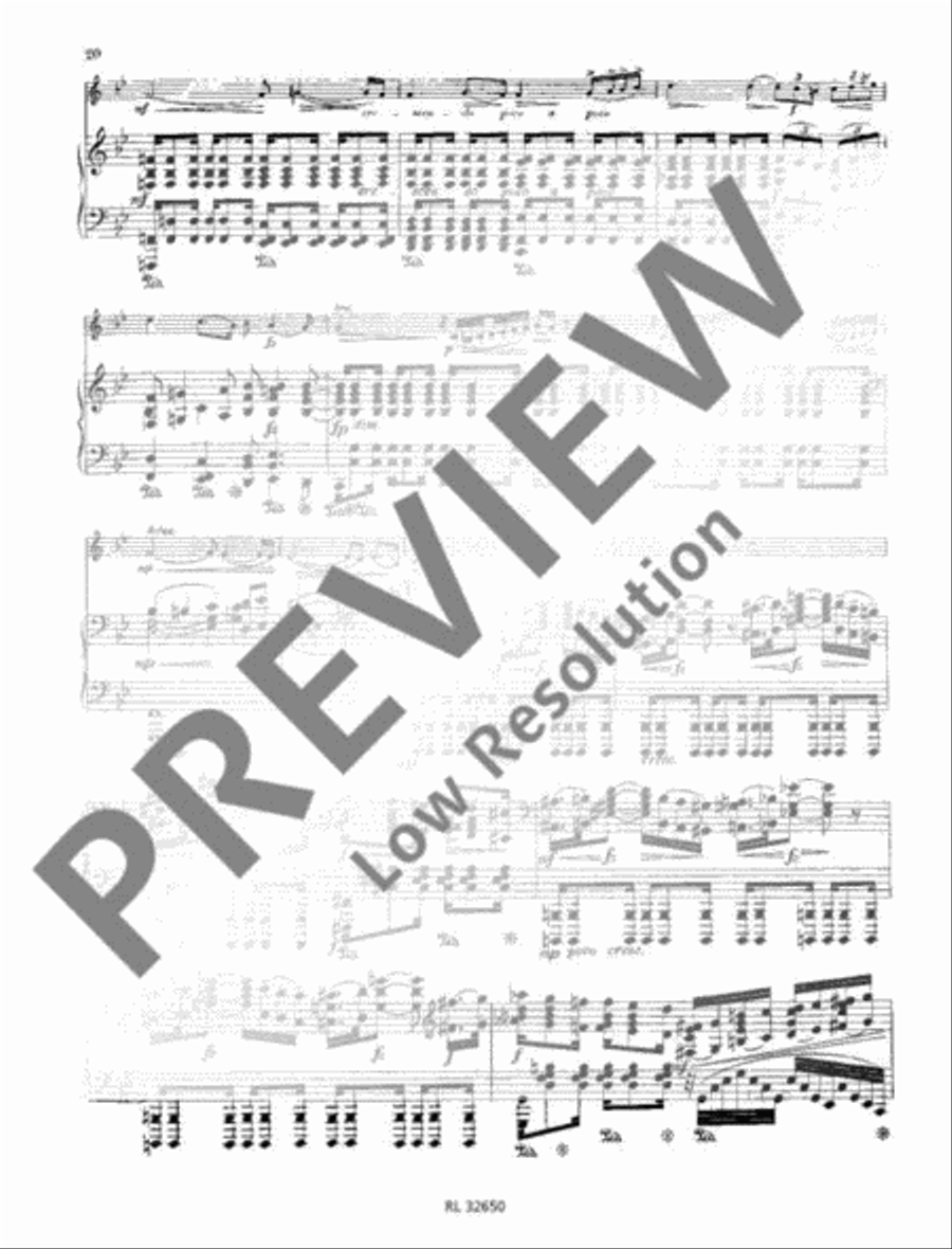 Violin-Concerto D minor Piano scores gallery preview page 21