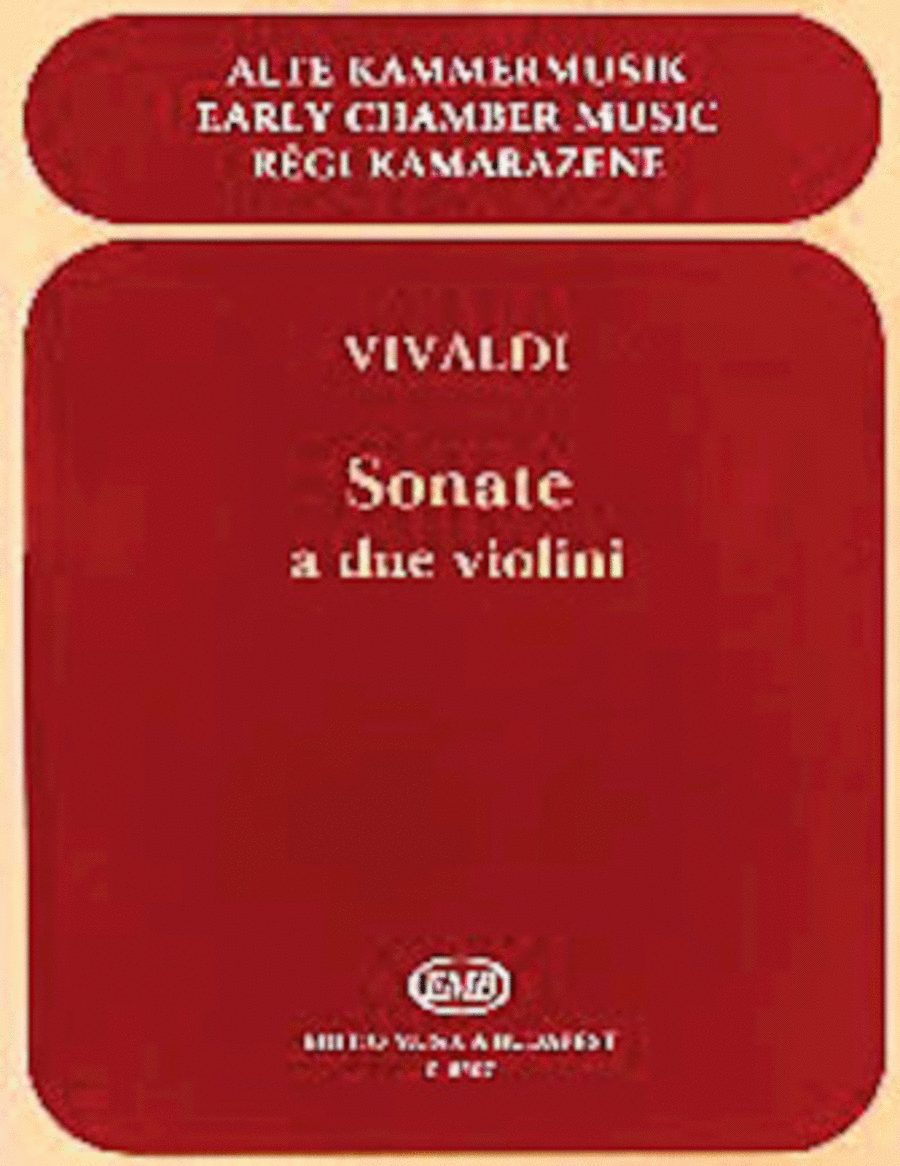 Sonate for Two Violins, RV 68, 70, 71, 77 String Duet scores gallery preview page 1