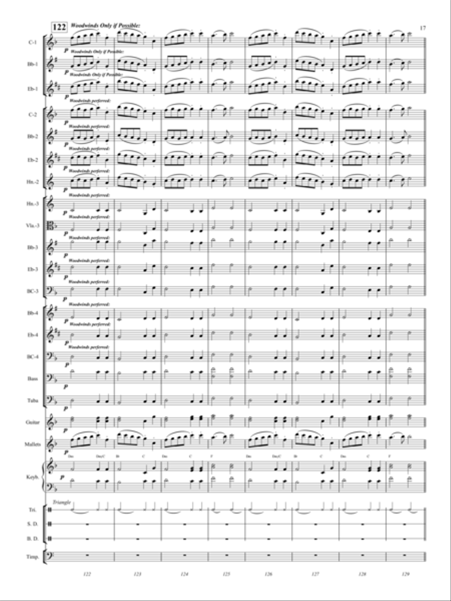 March March Concert Band scores gallery preview page 16