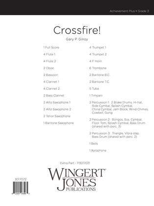 Crossfire! - Full Score