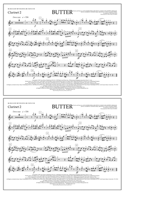Butter (arr. Tom Wallace) - Clarinet 2