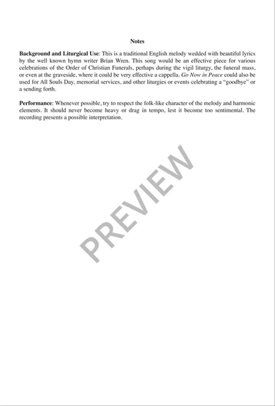 Go Now in Peace Go Now in Peace 3-Part scores gallery preview page 2
