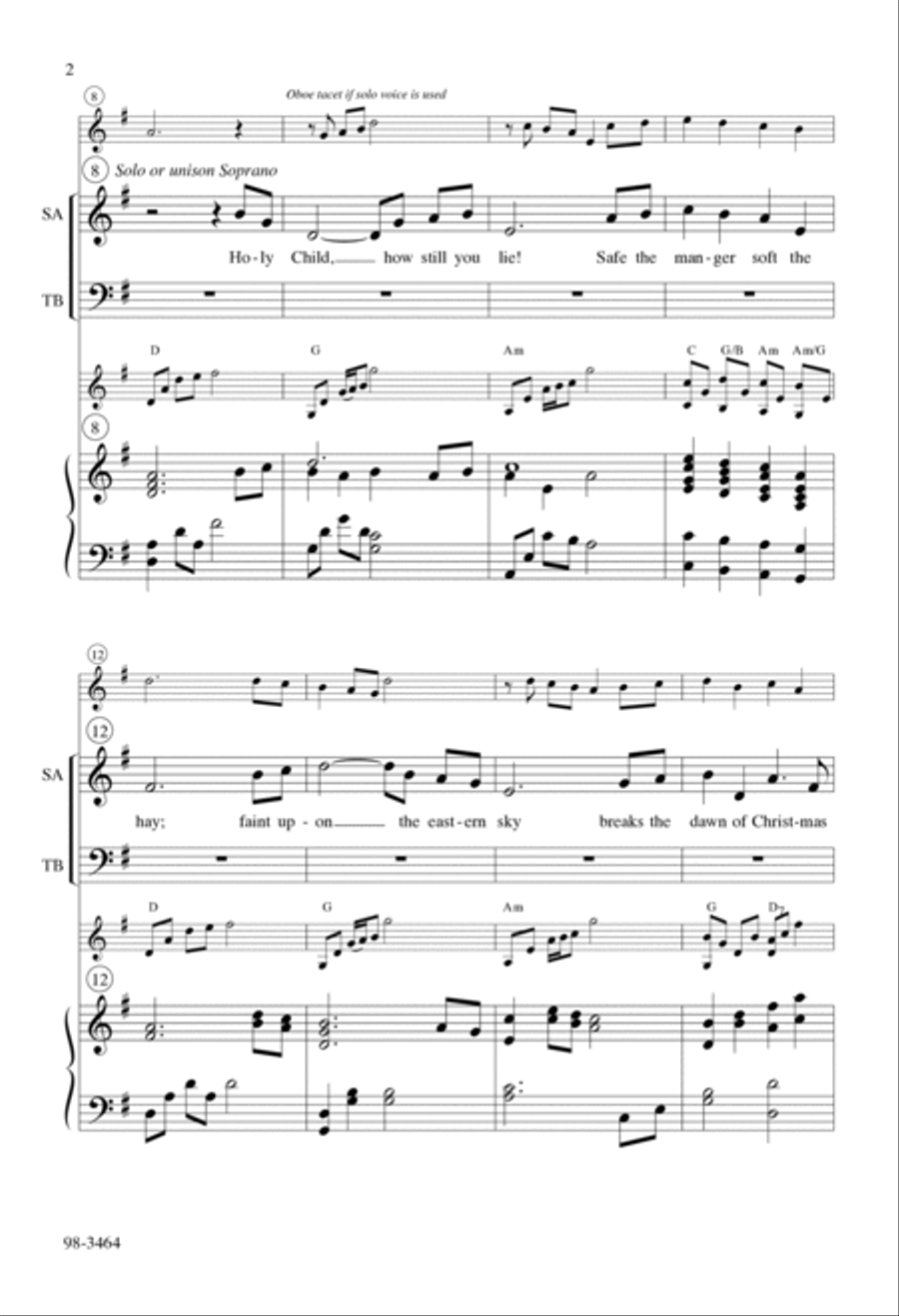 Holy Child 4-Part scores gallery preview page 3