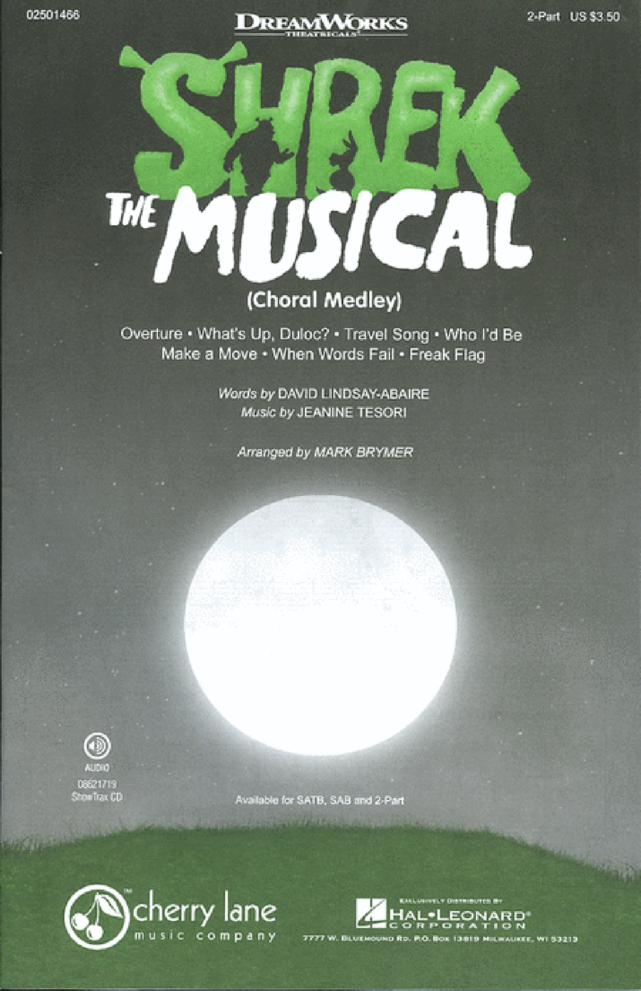 Shrek: The Musical (Choral Medley) 2-Part scores gallery preview page 1