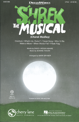 Book cover for Shrek: The Musical (Choral Medley)