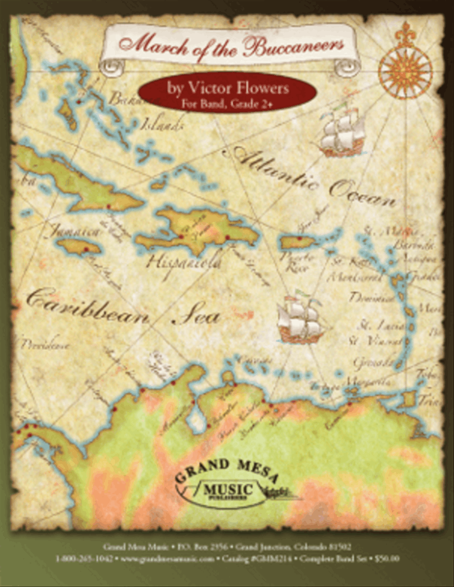 March of the Buccaneers March of the Buccaneers Concert Band scores gallery preview page 1