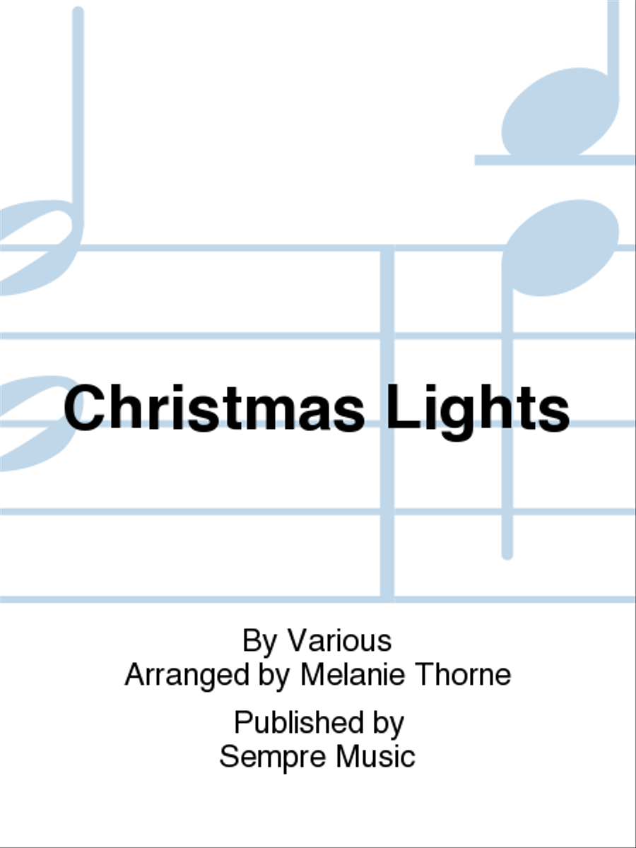 Christmas Lights Christmas Lights B-Flat Clarinet scores gallery preview page 1