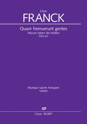 Psalm 2 "Quare fremuerunt gentes" (Warum toben die Heiden)