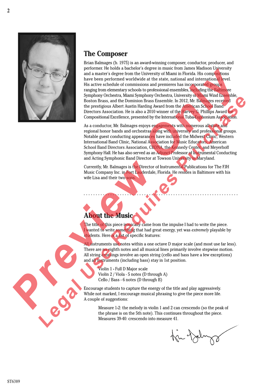 Impulse String Orchestra scores gallery preview page 2
