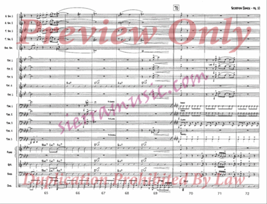 Scorpion Dance Scorpion Dance Jazz Ensemble scores gallery preview page 11