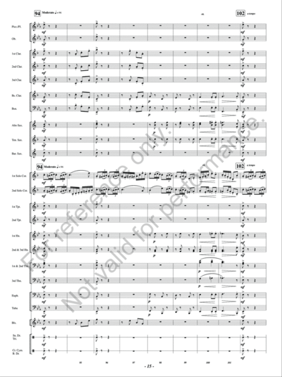 Side Partners Concert Band scores gallery preview page 16