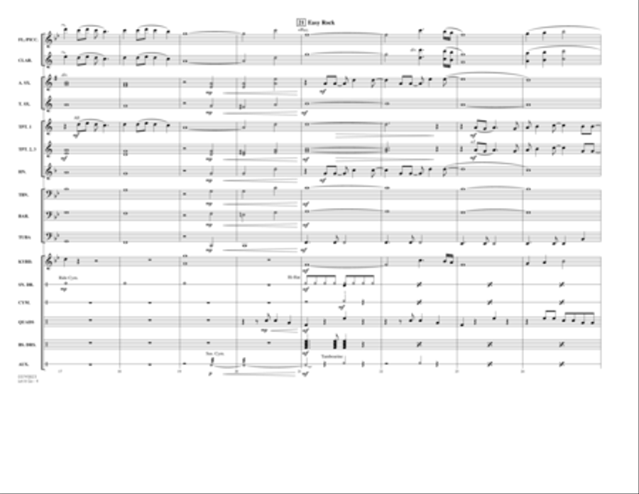 Let It Go - Conductor Score (Full Score) Marching Band scores gallery preview page 4