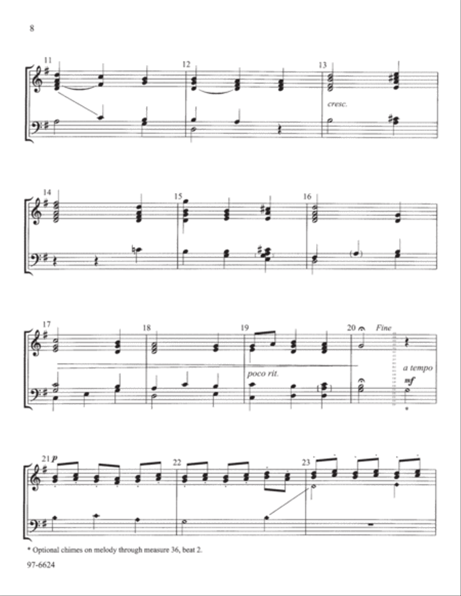 Easter Resonance Handbell Choir scores gallery preview page 5