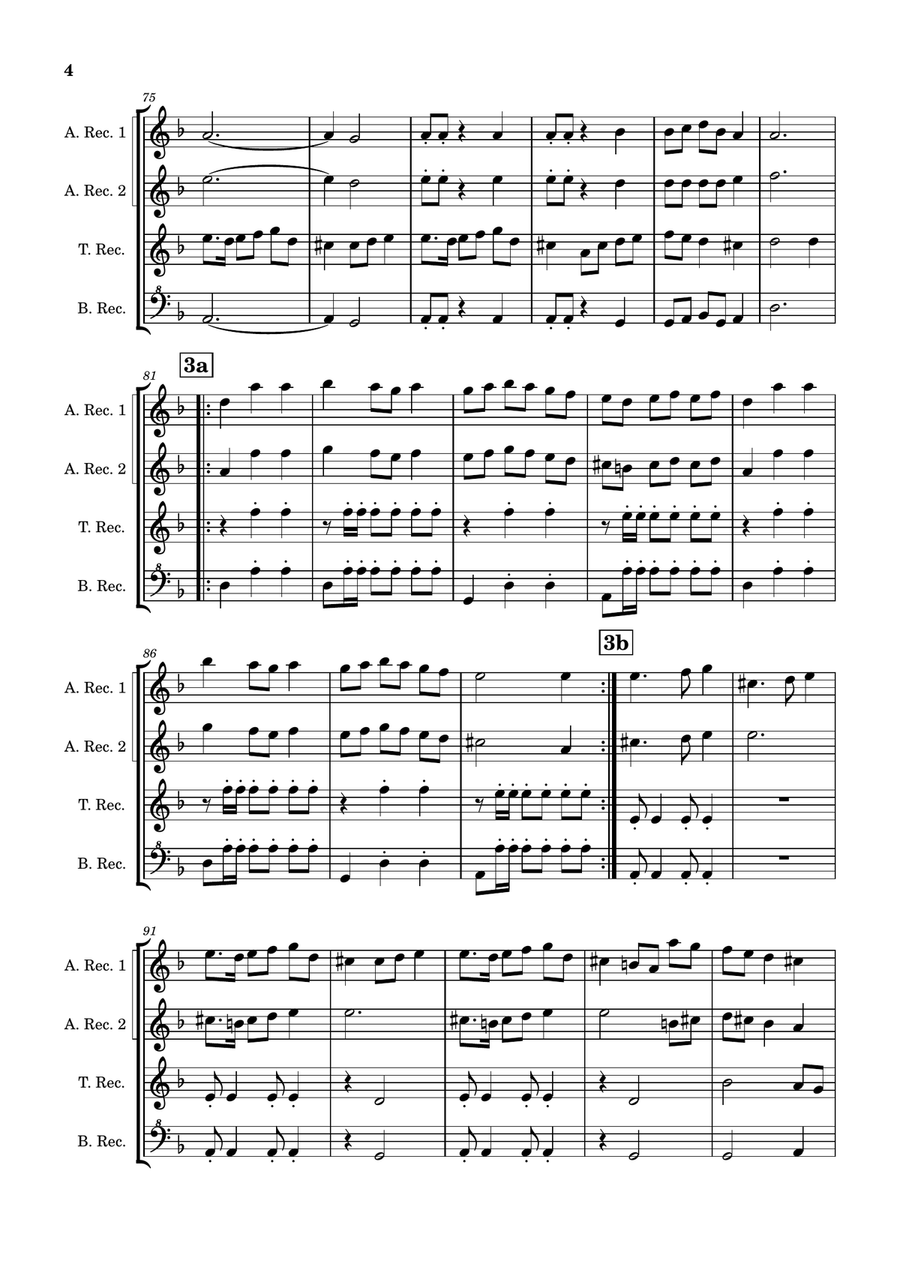 Swedish Polska Swedish Polska Alto Recorder scores gallery preview page 4