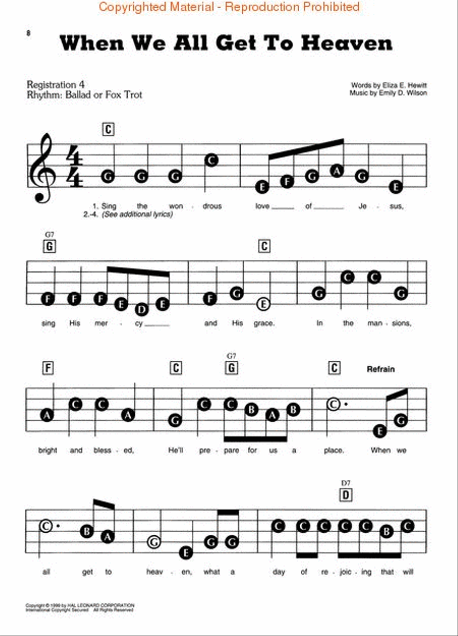 Alan Jackson – Precious Memories Electronic Keyboard scores gallery preview page 4