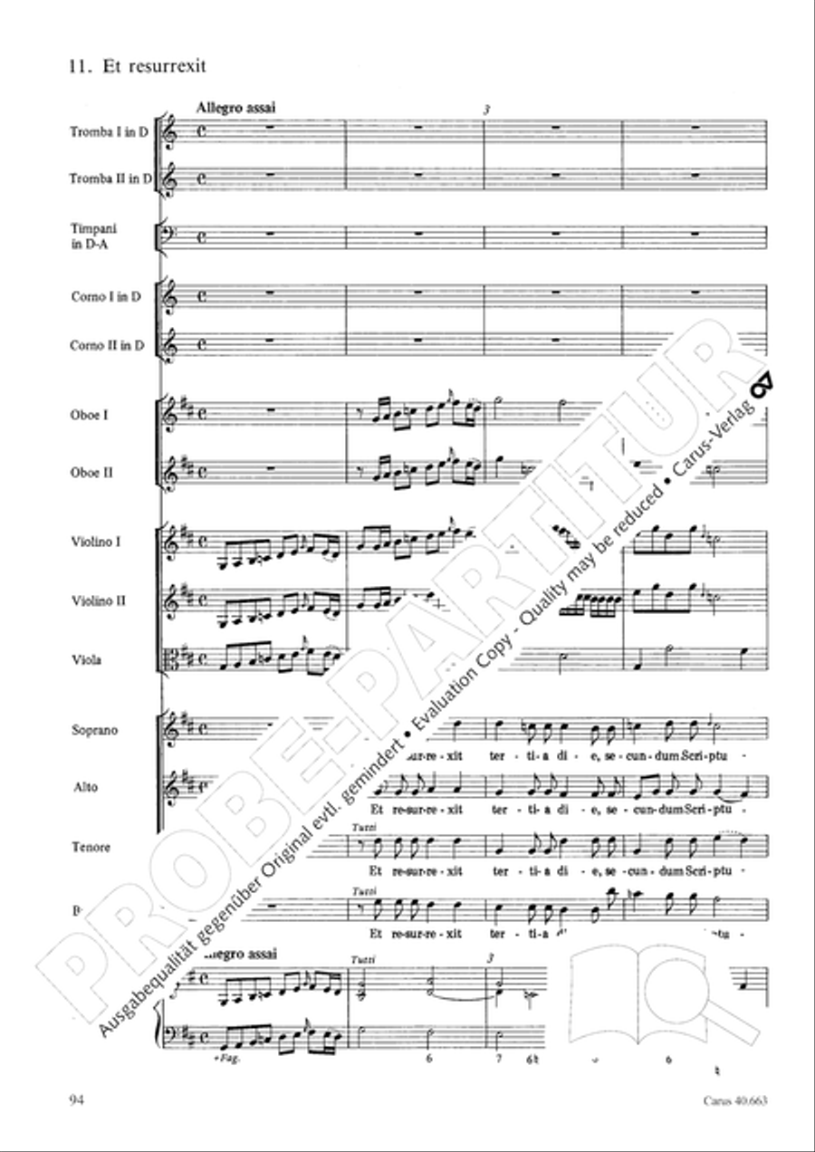 Mass in D minor (Missa in d) ATB scores gallery preview page 110