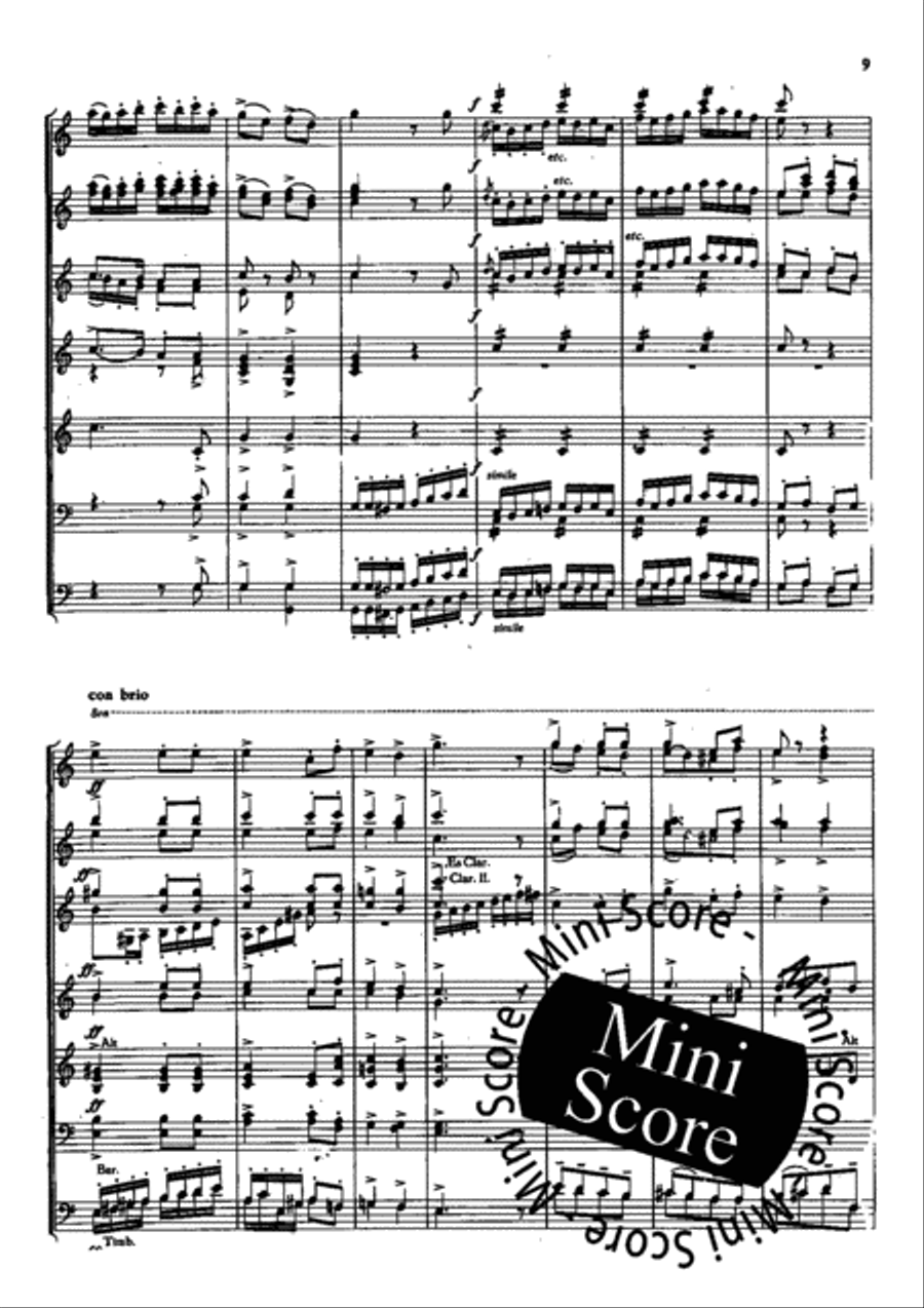 Piet Hein Rhapsodie Concert Band scores gallery preview page 11