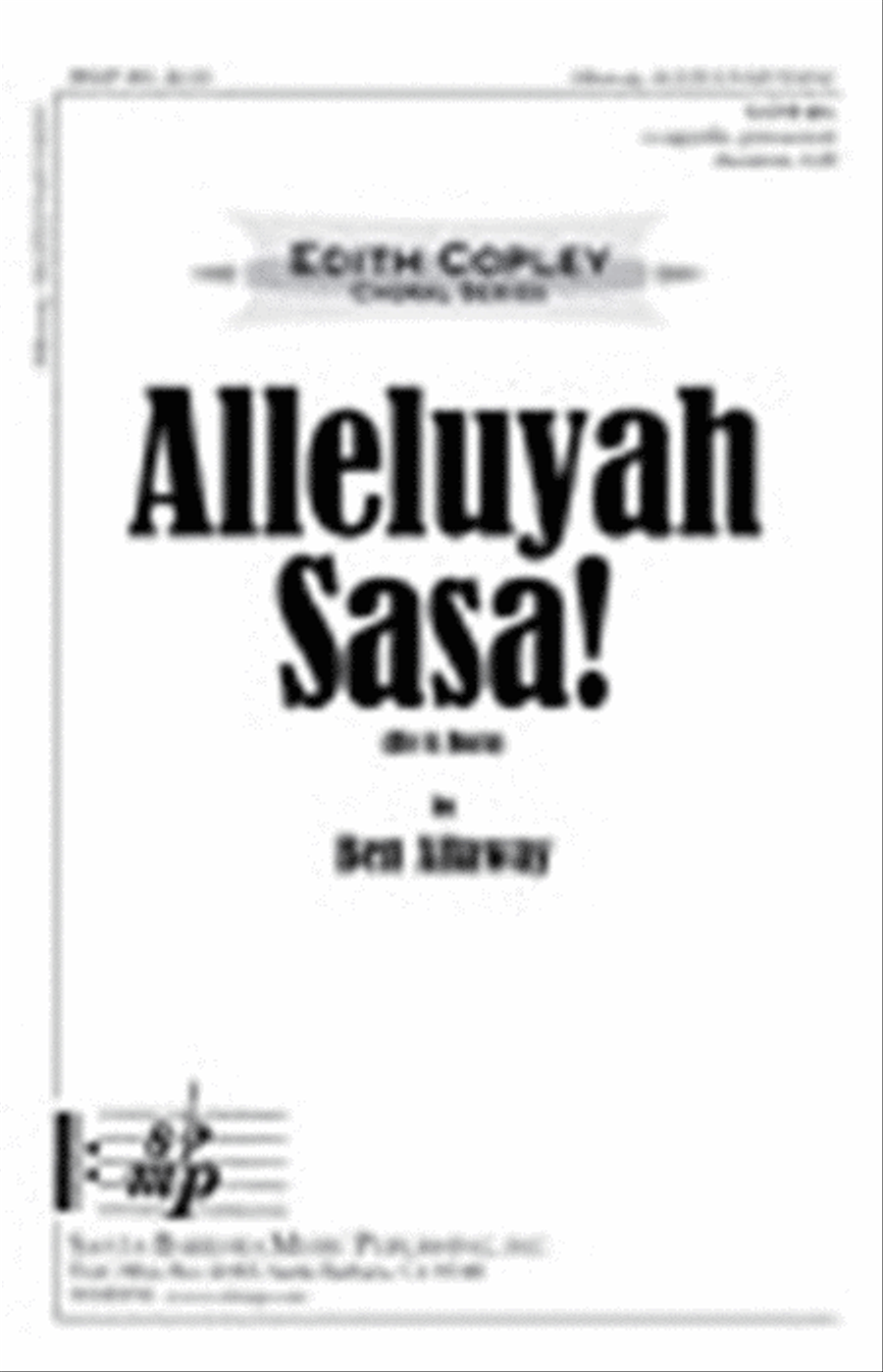 Alleluyah Sasa - SATB divisi Octavo Divisi scores gallery preview page 1