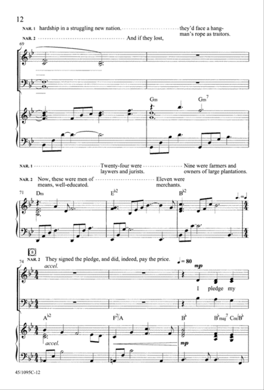 What Price Freedom? 4-Part scores gallery preview page 14