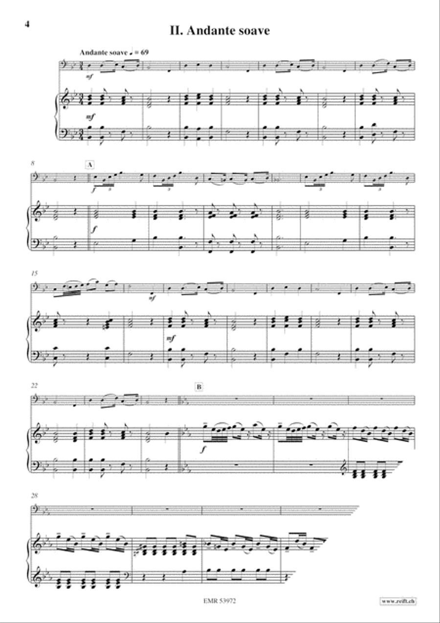 Sonata Solenne Bass Recorder scores gallery preview page 5