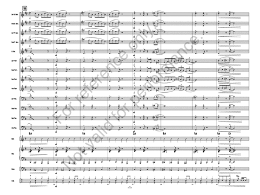 The Big Band Theory Jazz Ensemble scores gallery preview page 7