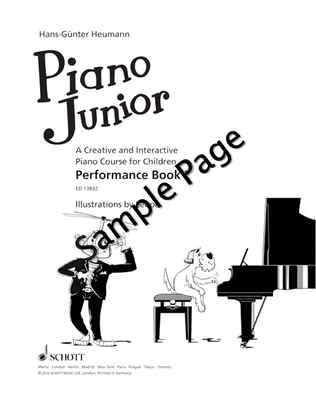 Book cover for Piano Junior: Performance Book 2