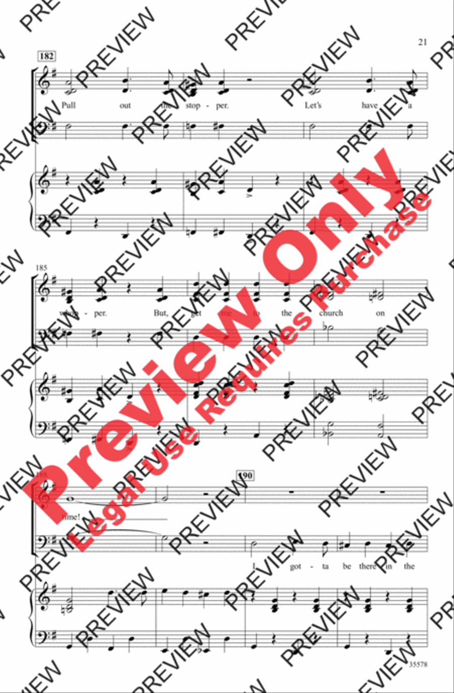 My Fair Lady My Fair Lady 3-Part scores gallery preview page 21