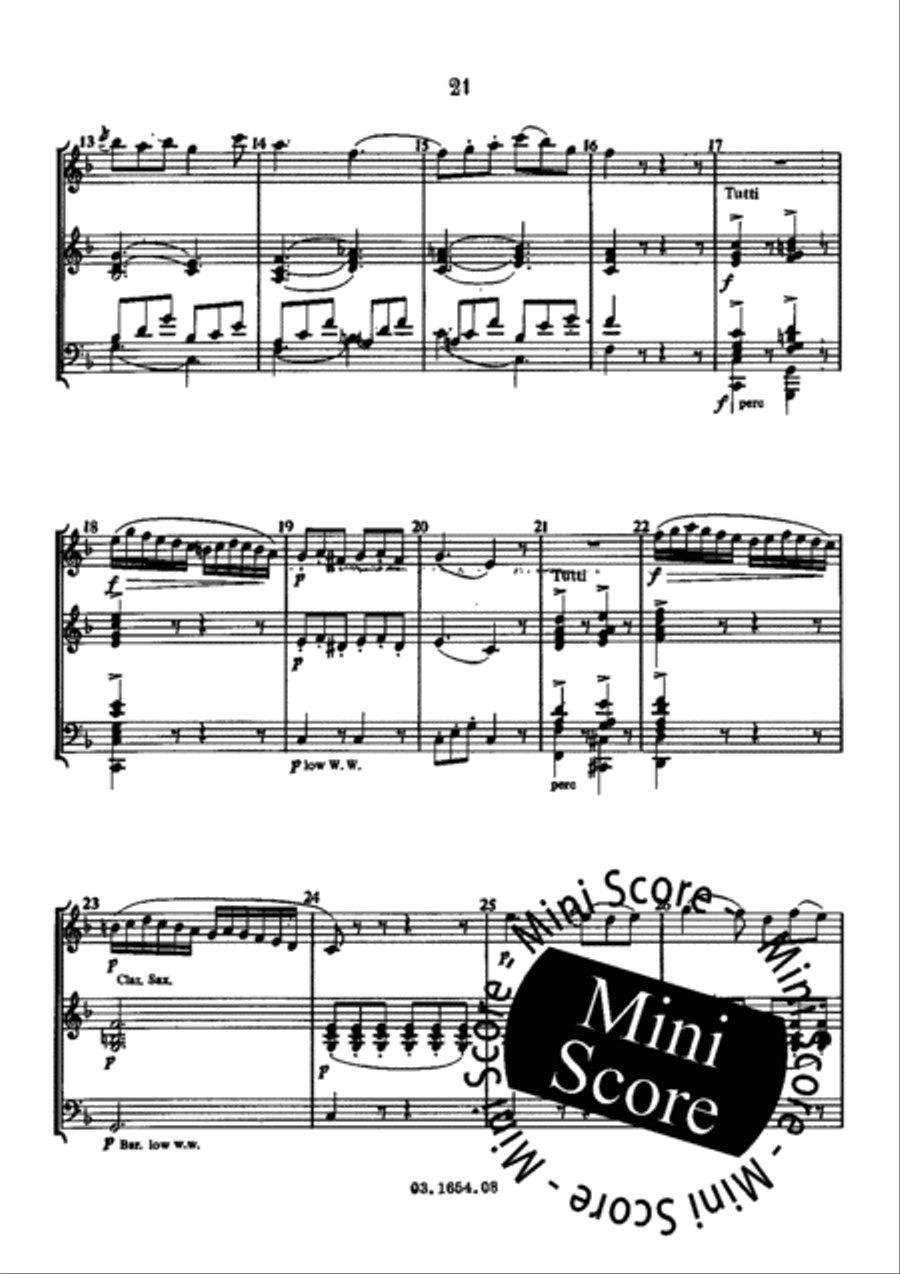 Sonata no.1 Sonata no.1 Fanfare Band scores gallery preview page 23